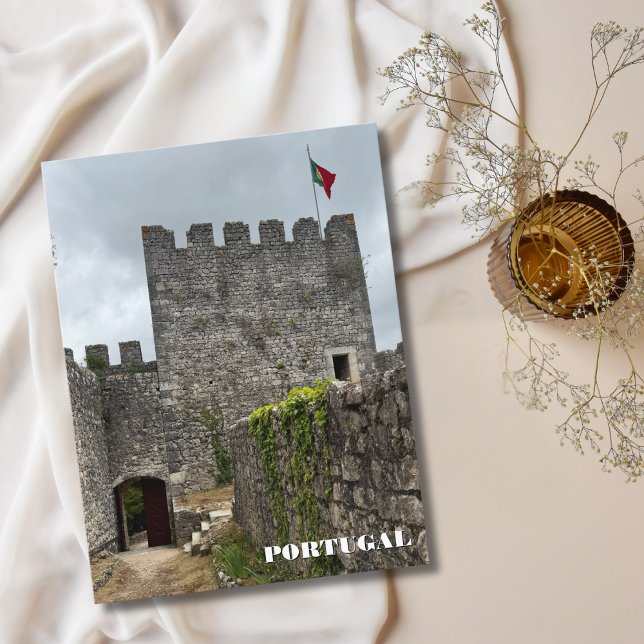 Pretty Castle Portugal Photography,Custom Travel Holiday Postcard (Creator Uploaded)