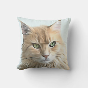 Pretty Cat Artwork Cushion
