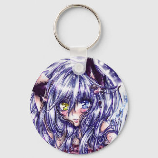 Pretty Cat Girl Keychain