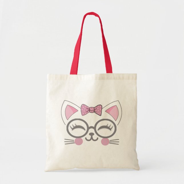 Pretty Cat Tote Bag (Front)