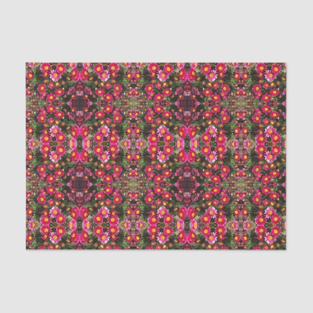 Pretty Cerice Daisies Patterned Decoupage   Tissue Paper (Front)