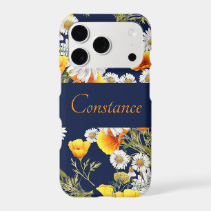 Pretty Chamomile & Poppies Pattern Personalised