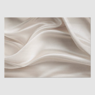 Pretty Champagne Gold Romantic Faux Satin Tissue Paper