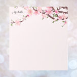 Pretty Cherry Blossoms Notepad YOUR TEXT<br><div class="desc">Pretty personalized notes make a nice gift. Pretty Cherry Blossoms Notepad YOUR TEXT or Name</div>