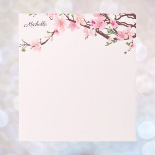 Pretty Cherry Blossoms Notepad YOUR TEXT