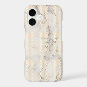 Pretty chick copper rose gold pineapple marble