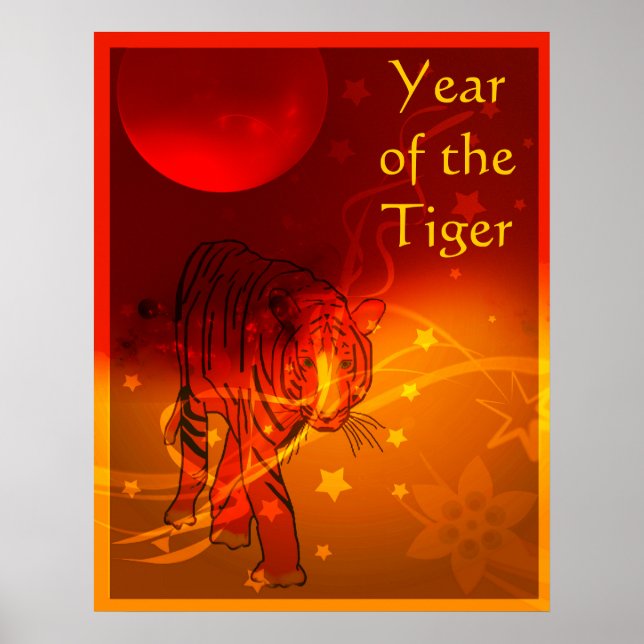 Pretty Chinese New Year Poster (Front)