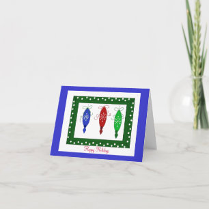 Pretty Christmas Decor Holiday Card