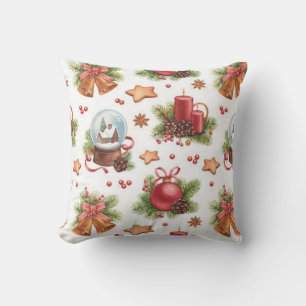 Pretty Christmas Square Pillow