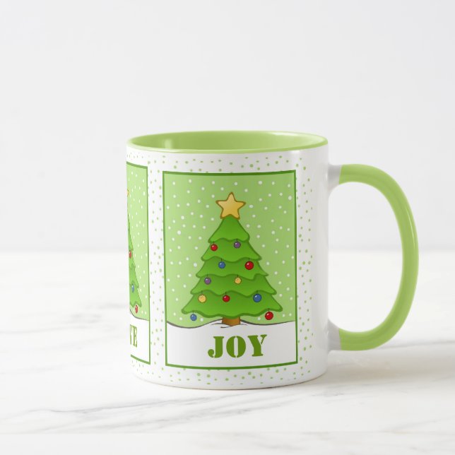 Pretty Christmas Tree Mug (Right)