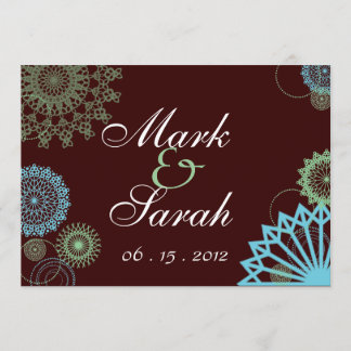 Pretty Circles Chocolate Invitation