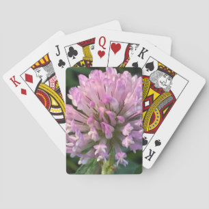 Pretty Clover Flower Playing Cards