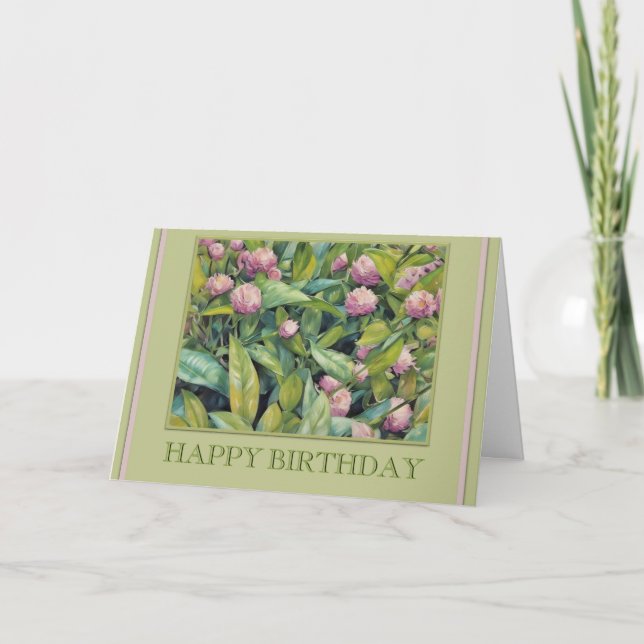 Pretty Clover's - Happiest Birthday Card (Front)