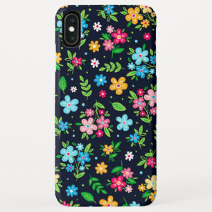 Pretty Colored Floral Pattern Case-Mate iPhone Case