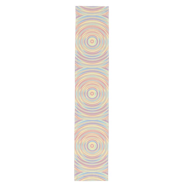 Pretty coloured target pattern + your ideas medium table runner (Front)