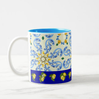 Pretty Colourful Mediterranean Coffee Mug