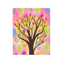 Pretty Colourful Tree Illustration 
