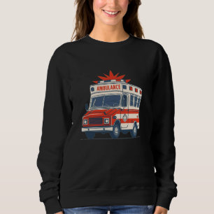 Pretty cool Vehicle of Ambulance Costume for emerg Sweatshirt