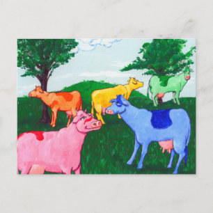 Pretty Cows Postcard