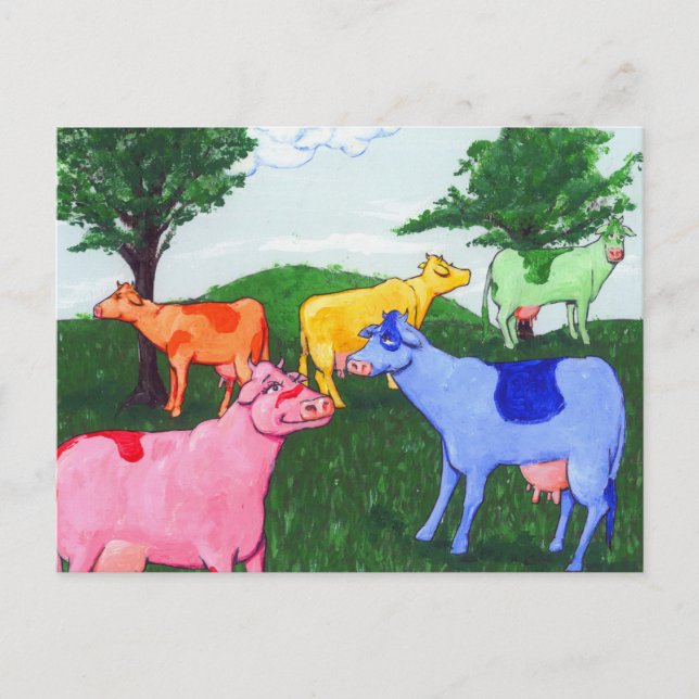 Pretty Cows Postcard (Front)
