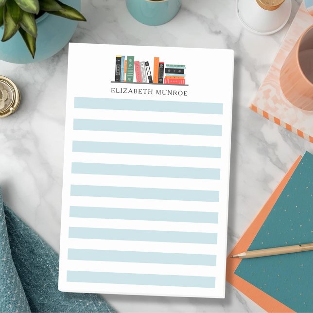 Pretty Custom Name Book Lover Post-it Notes (Creator Uploaded)