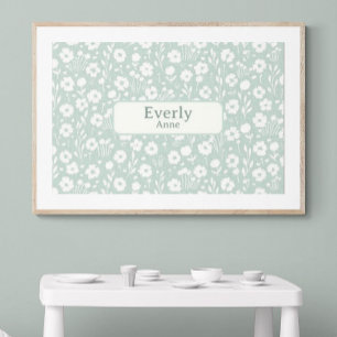 Pretty Custom Name Decor Nursery Girls Room