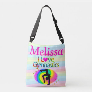 PRETTY CUSTOMIZED I LOVE GYMNASTICS TOTE BODY BAG