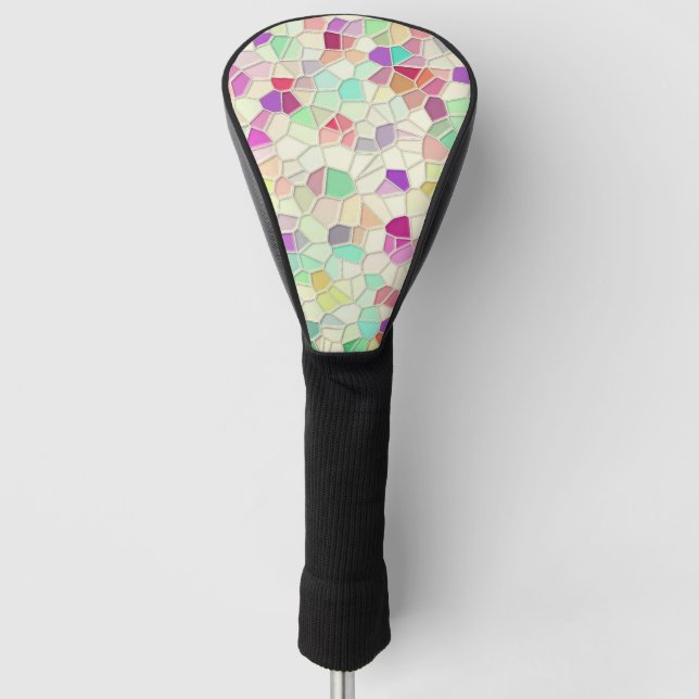 Pretty Cut Glass 2 Golf Head Cover (Front)