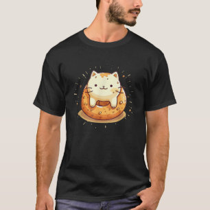 Pretty cute Bagel Cat Costume for American Bagels  T-Shirt
