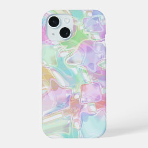 Pretty Cute Colourful Futuristic Swirls Art Patter iPhone 15 Case