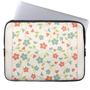 Pretty Daisies In Multi Colours Laptop Sleeve