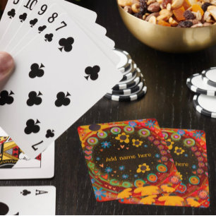 “Pretty Daisies” Inspirivity Name Playing Cards