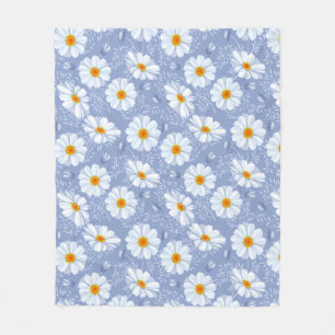 Pretty Daisy Custom Fleece Blanket, Medium