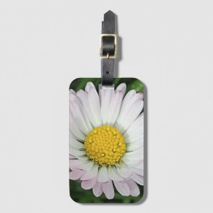 Pretty daisy luggage tag