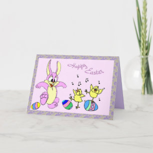 Pretty Dancers Easter Card