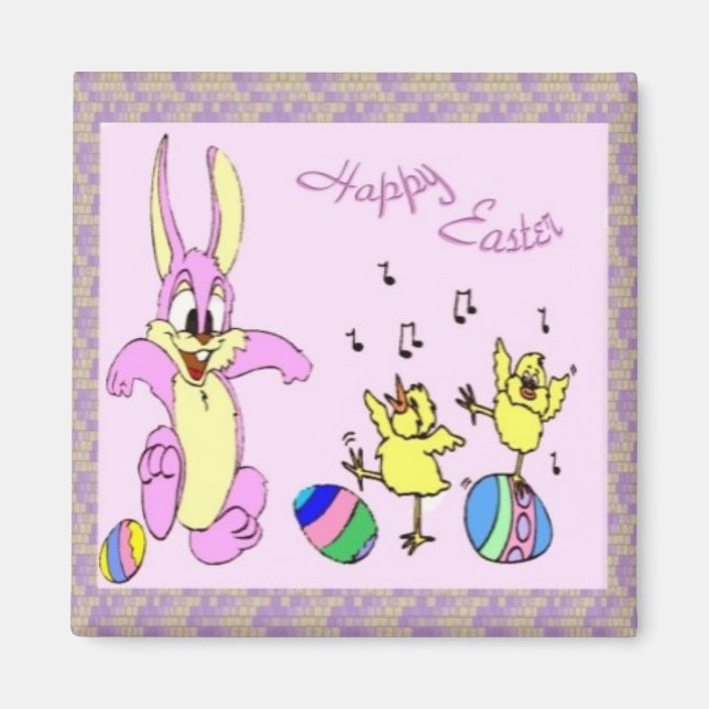 Pretty Dancers Easter Magnet (Front)