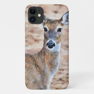 Pretty Deer Close Up Art Phone Case