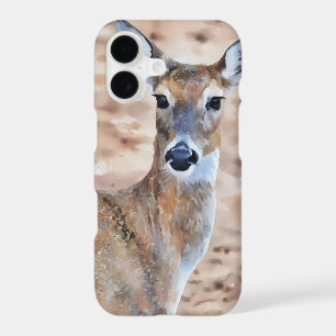 Pretty Deer Close Up Art Phone Case
