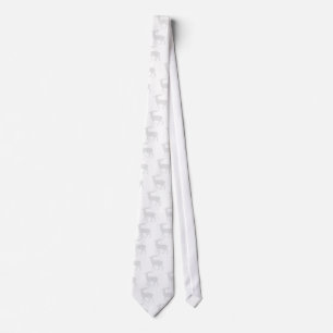 Pretty deer pattern tie