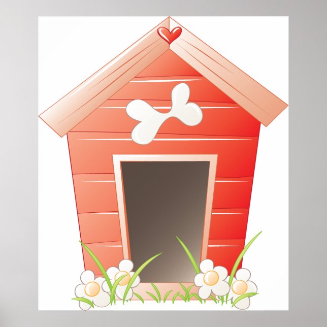 Pretty Dog House Poster (Front)