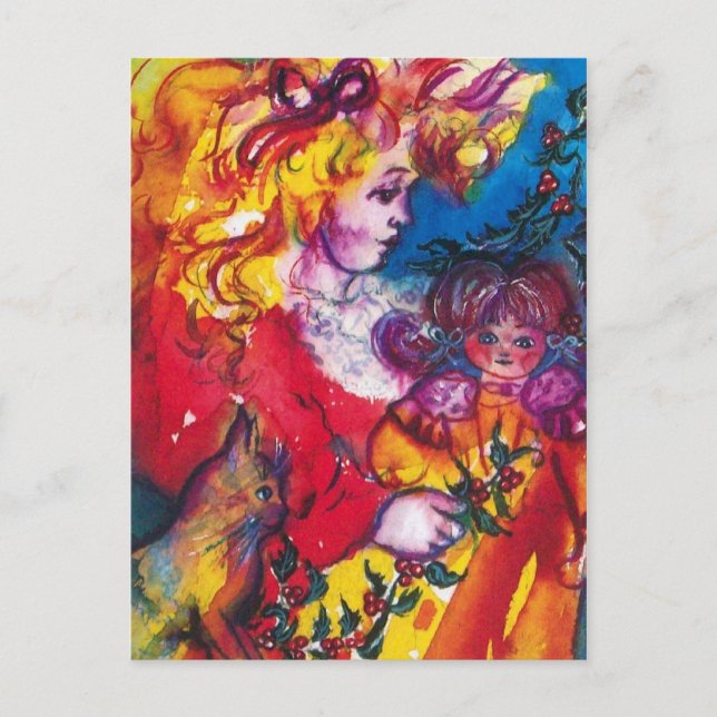 PRETTY DOLL POSTCARD (Front)