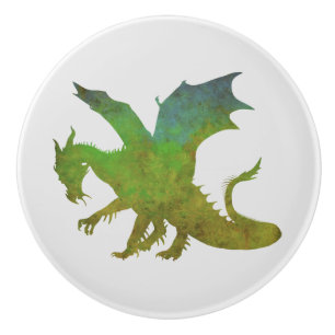 Pretty Dragon Ceramic Knob