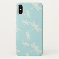Pretty Dragonflies Blue Cream