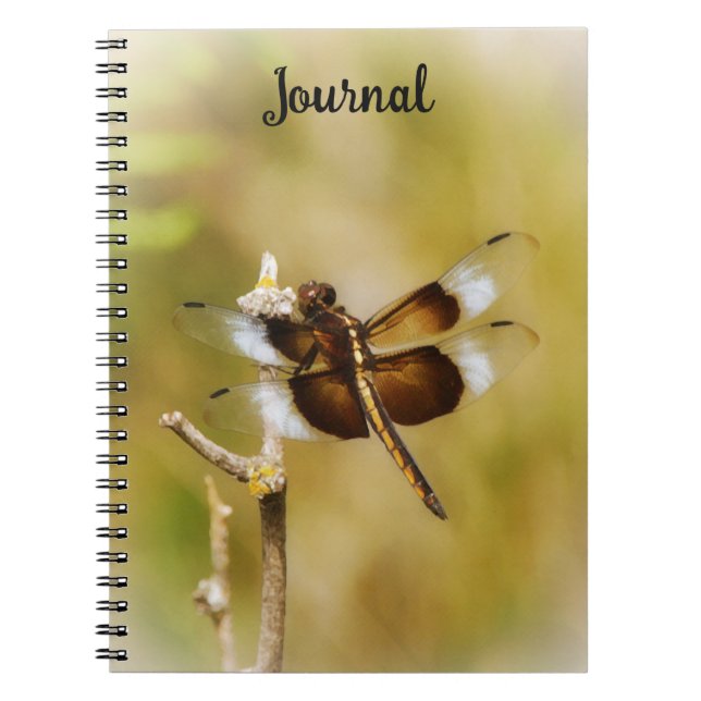 Pretty Dragonfly Nature Personal Journal (Front)