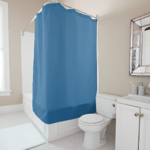 Pretty Dusty Blue Solid Colour  Shower Curtain