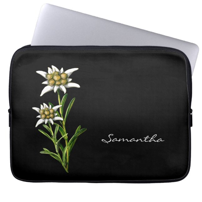 Pretty Edelewiss Laptop Case (Front)