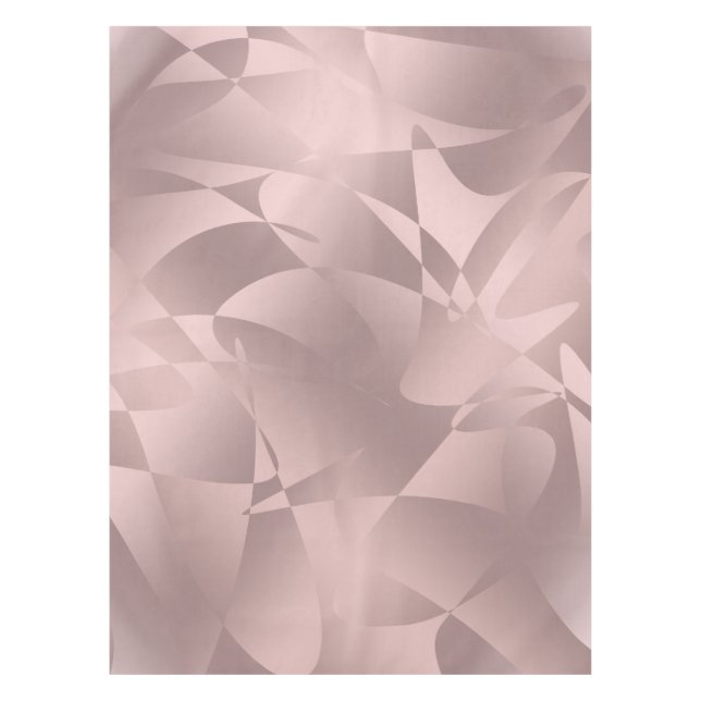 Pretty elegant stylish rose gold pattern tablecloth (Front)