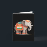 Pretty Elephant Costume For Indian Colours And Ani Card<br><div class="desc">Pretty Elephant Costume For Indian Colours And Animals Lovers</div>