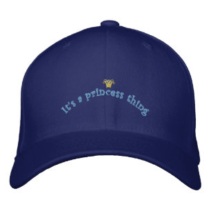 Pretty Embroidered Princess Cap