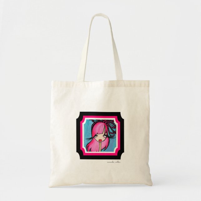 "Pretty Eyed" Tote Bag (Front)